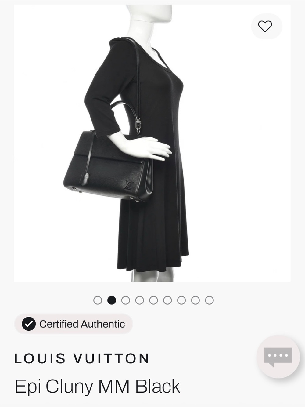 Louis Vuitton Epi Cluny MM Black - Picture 12 of 16